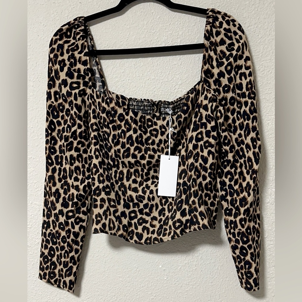 Reformation Leopard Print Top🐆
